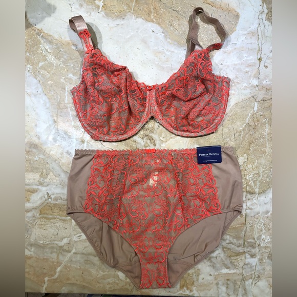 Prima Donna Soirée Full Cup Bra 36F (gently used) and XL Full Brief (NWT) - Picture 2 of 6